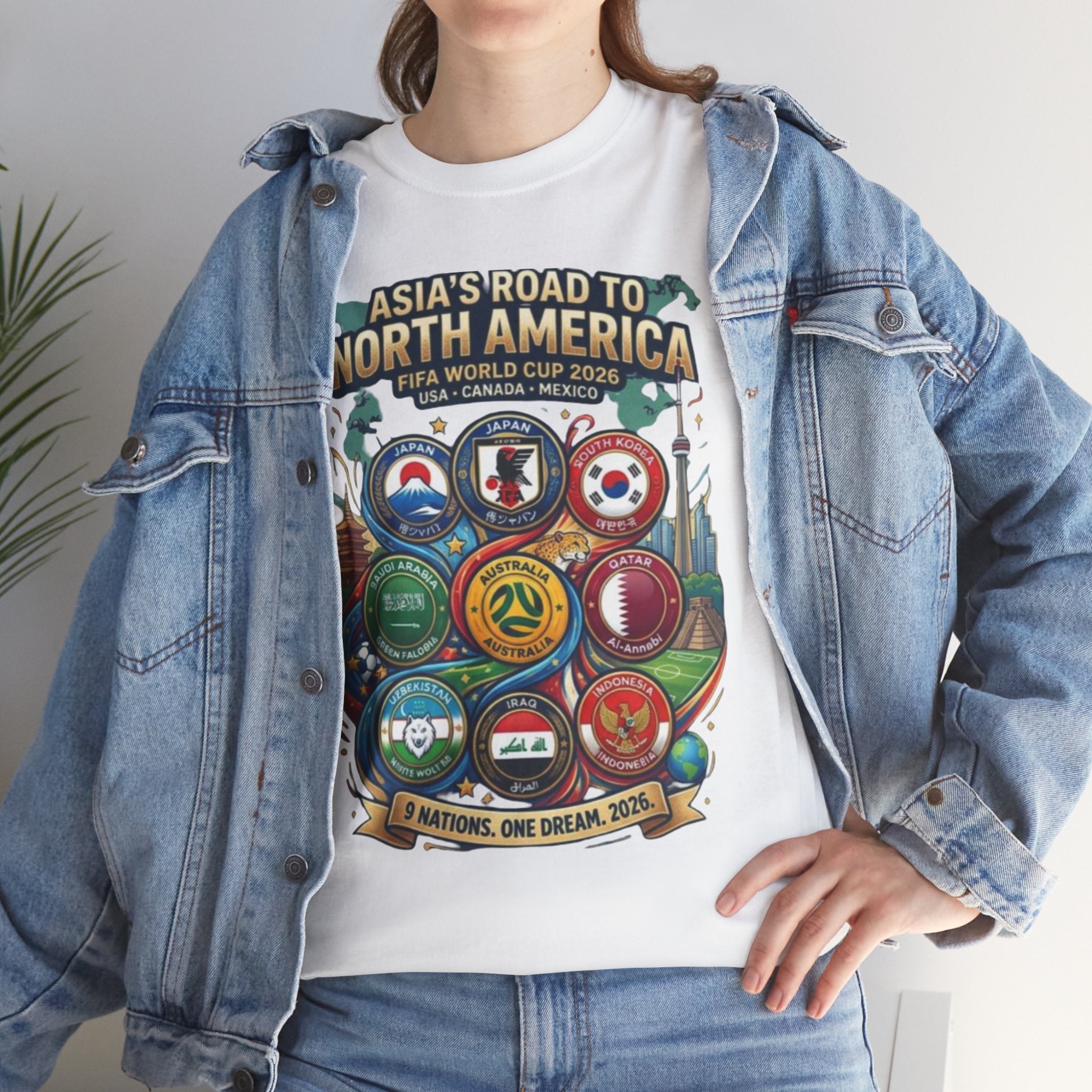 AFC Asian Qualifiers 2026 Tee — Asia’s Road to North America World Cup Soccer T‑Shirt