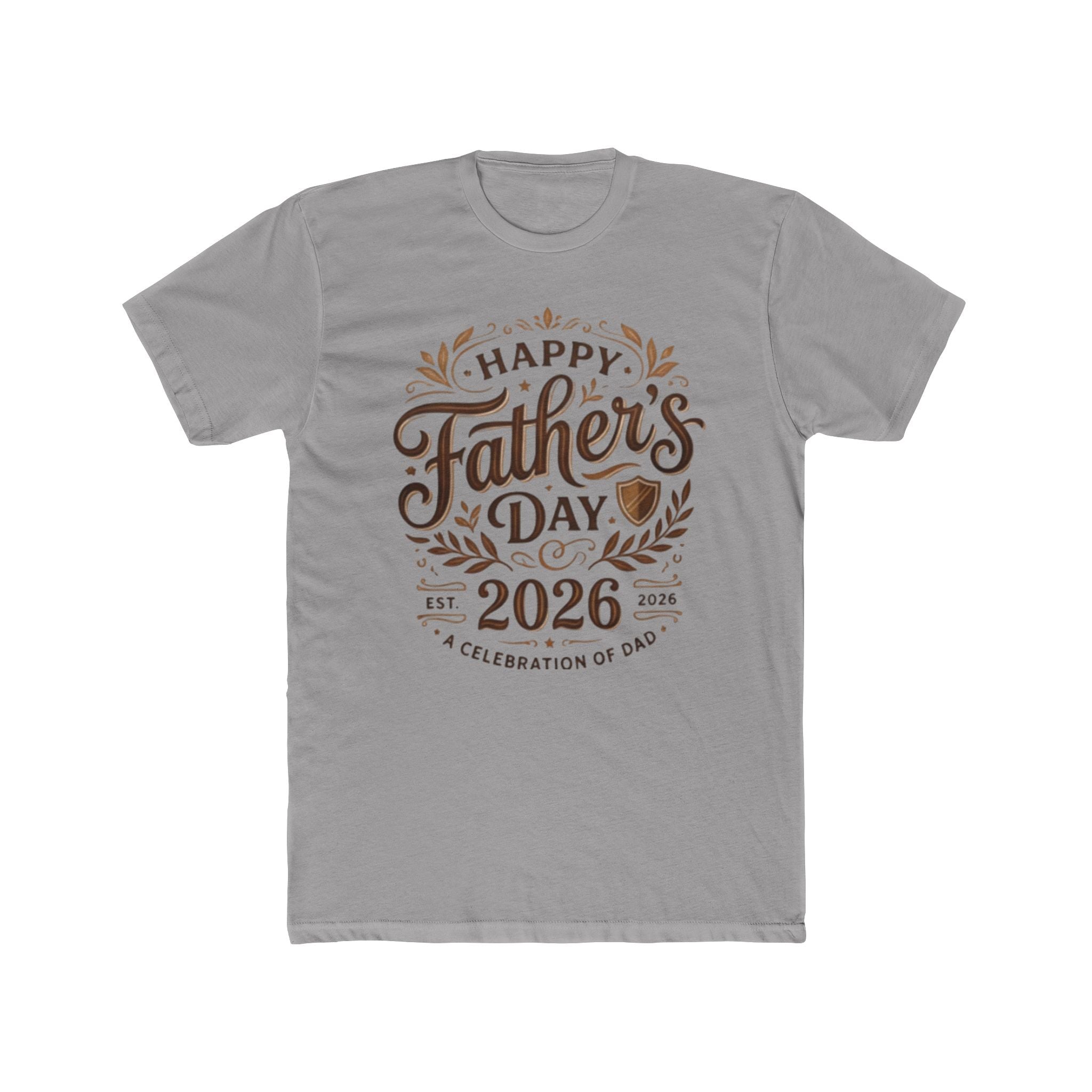 Father's Day 2026 T-Shirt — Happy Father's Day Vintage Script Tee