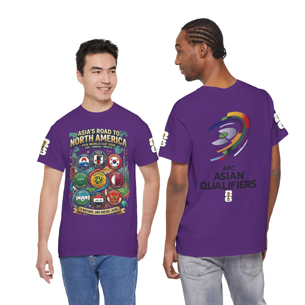 AFC Asian Qualifiers 2026 Tee — Asia’s Road to North America World Cup Soccer T‑Shirt