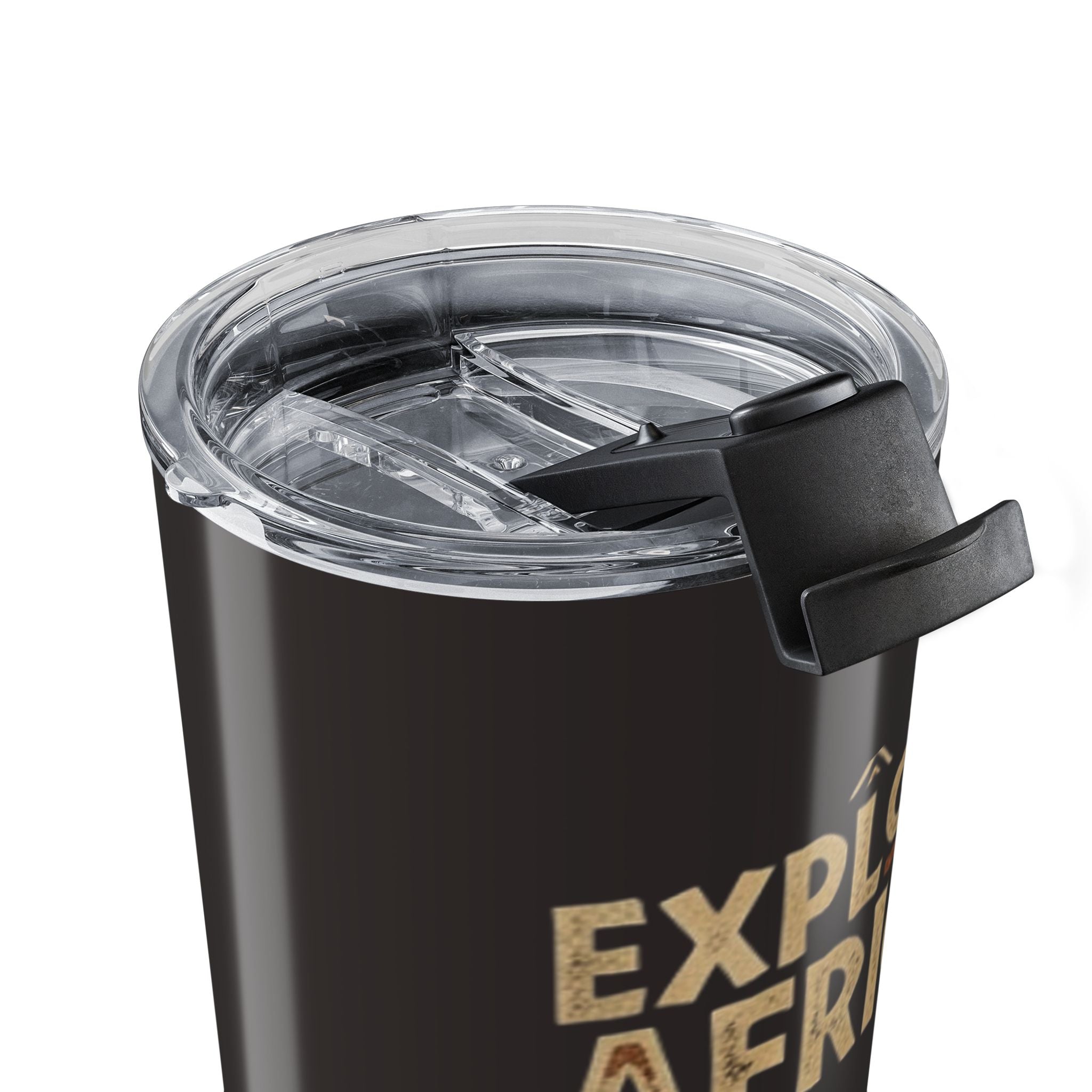 Explore Africa 20oz Travel Tumbler — Insulated Adventure Coffee Cup