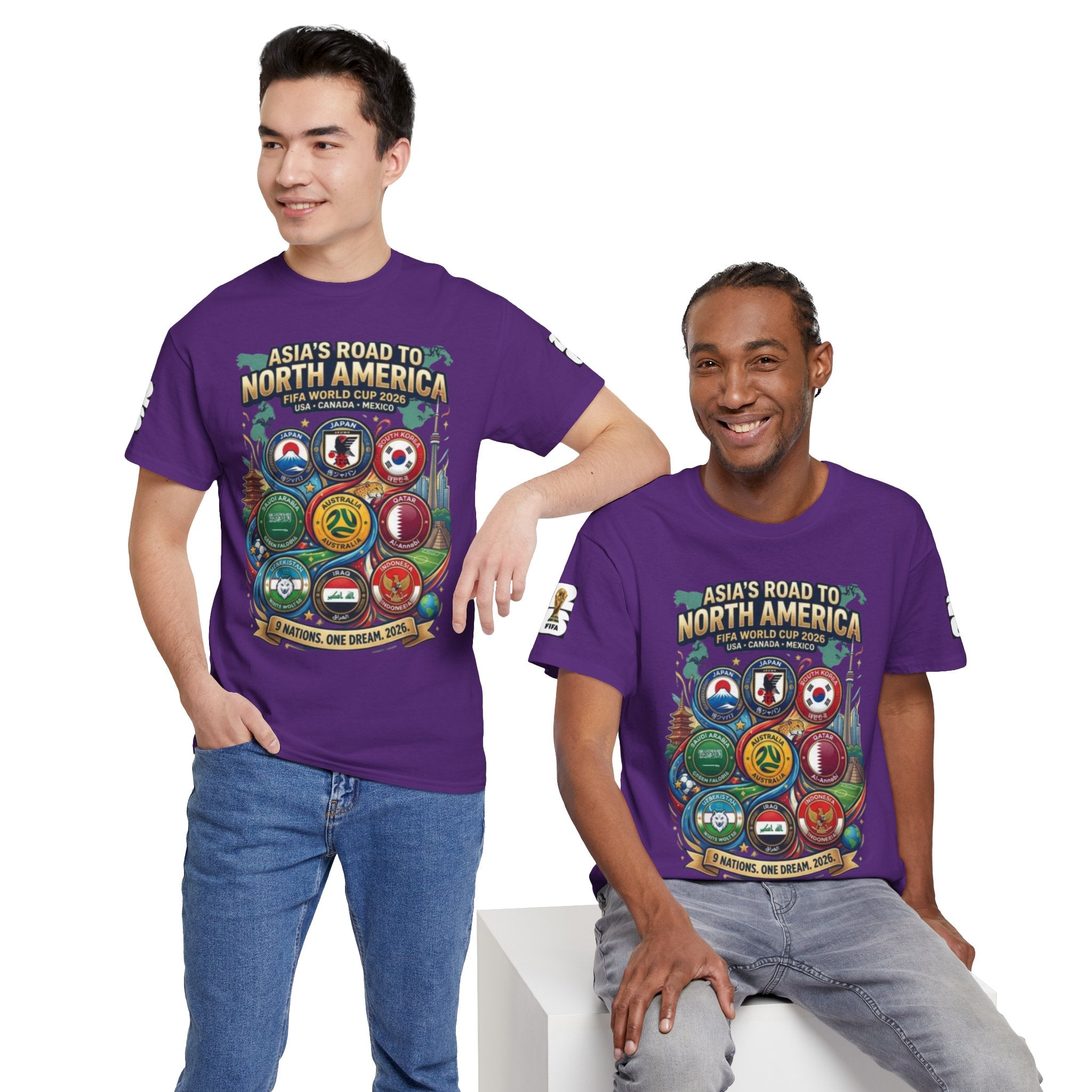 AFC Asian Qualifiers 2026 Tee — Asia’s Road to North America World Cup Soccer T‑Shirt