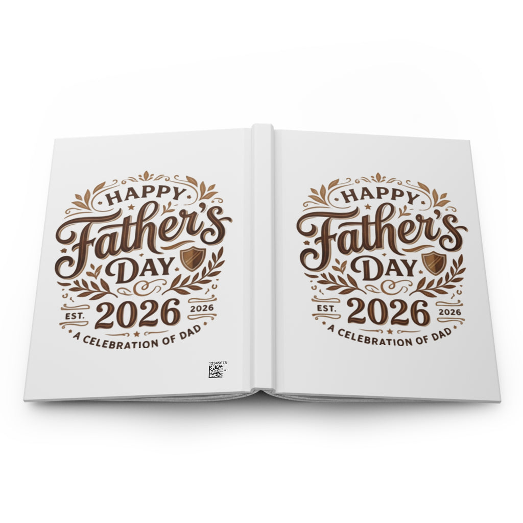 Father’s Day 2026 Hardcover Journal — "Happy Father’s Day" Keepsake Notebook