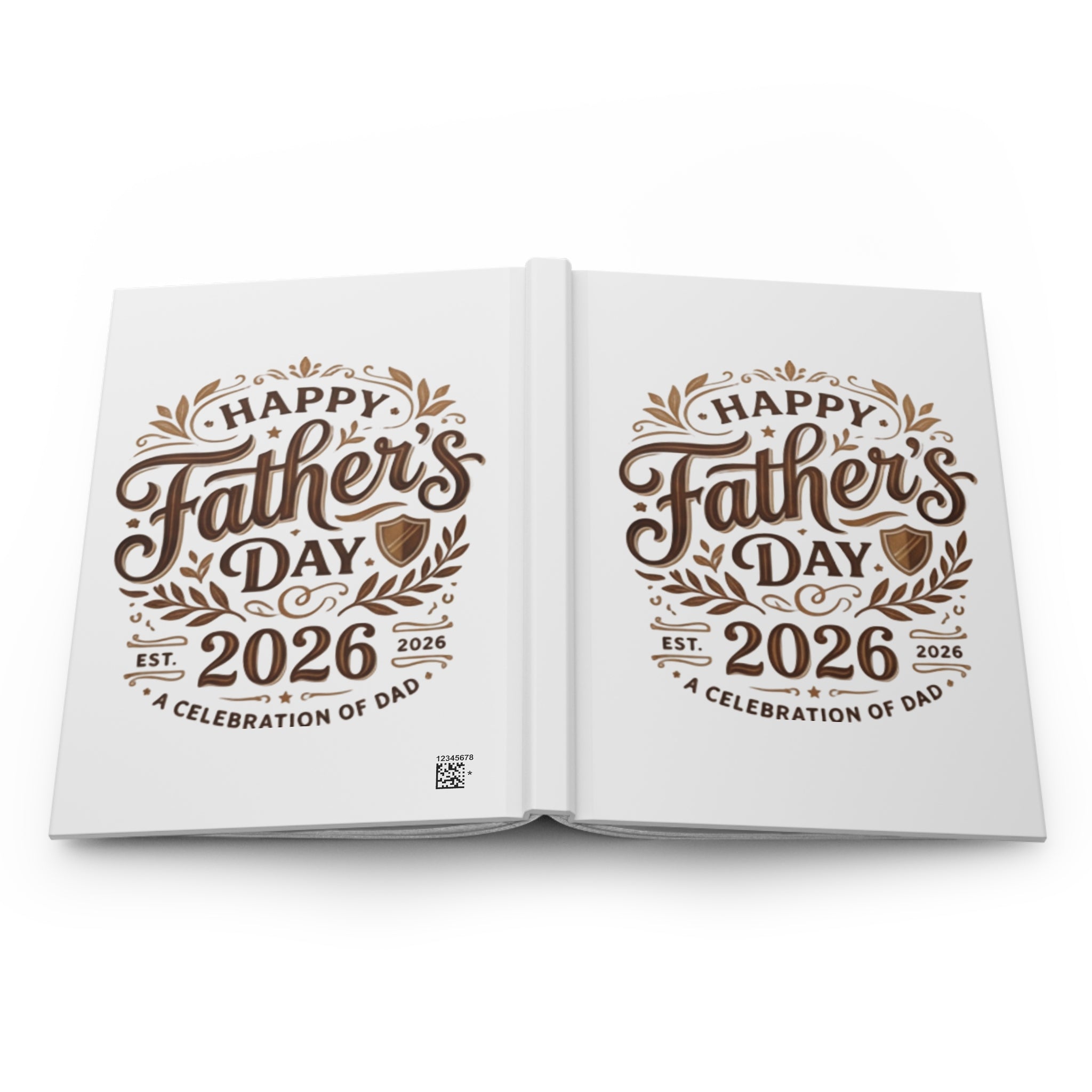 Father’s Day 2026 Hardcover Journal — "Happy Father’s Day" Keepsake Notebook