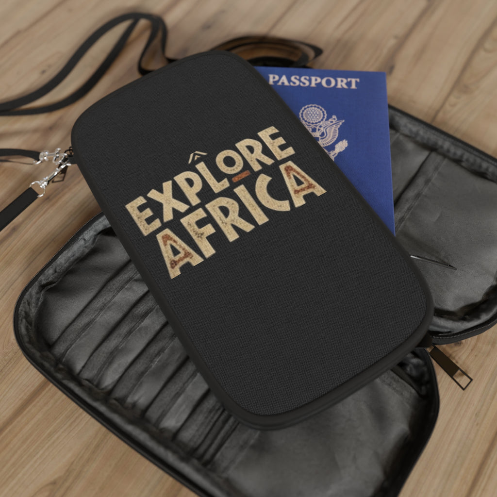 Passport Wallet — "Explore Africa" Travel Organizer