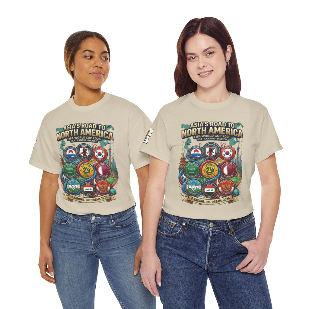 AFC Asian Qualifiers 2026 Tee — Asia’s Road to North America World Cup Soccer T‑Shirt