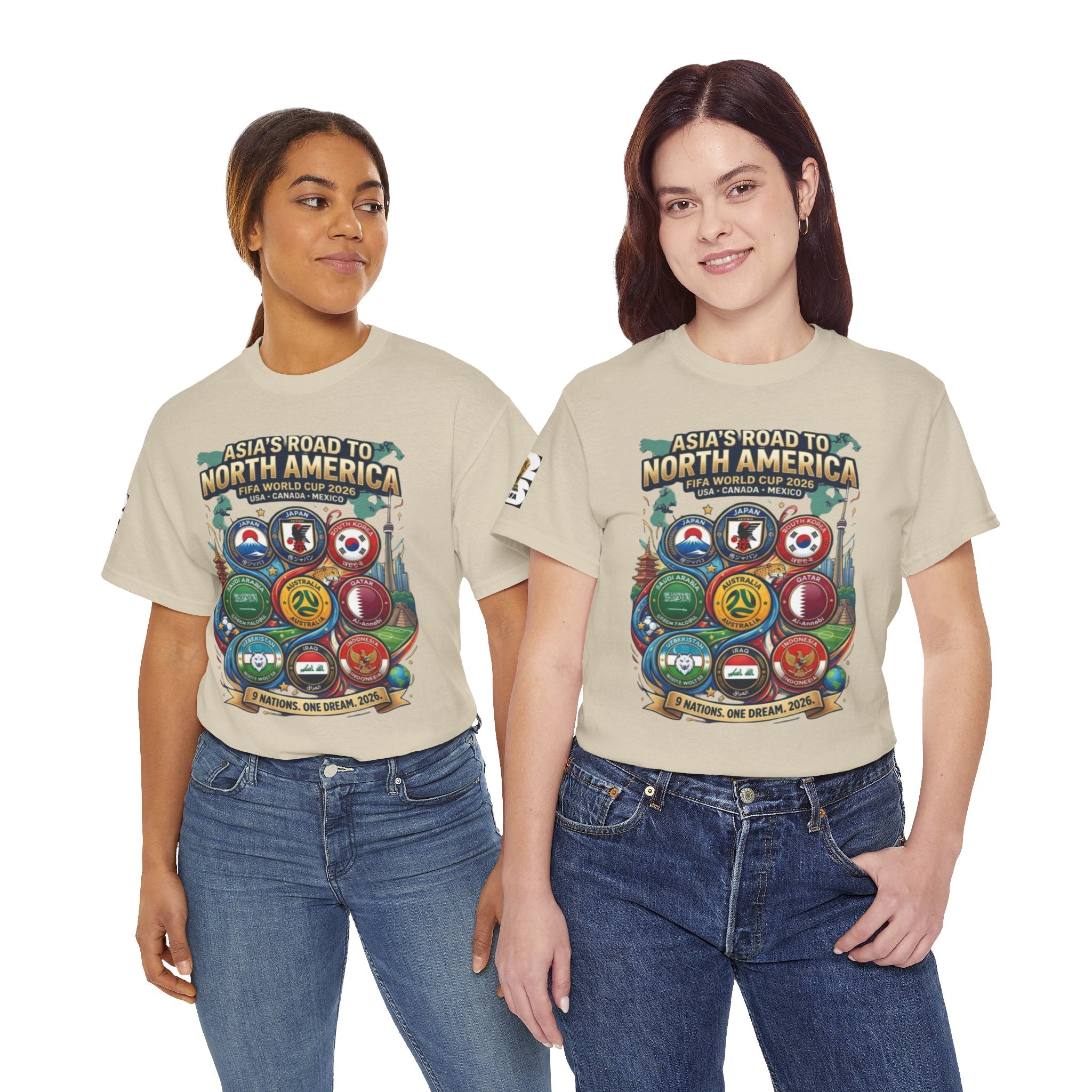 AFC Asian Qualifiers 2026 Tee — Asia’s Road to North America World Cup Soccer T‑Shirt