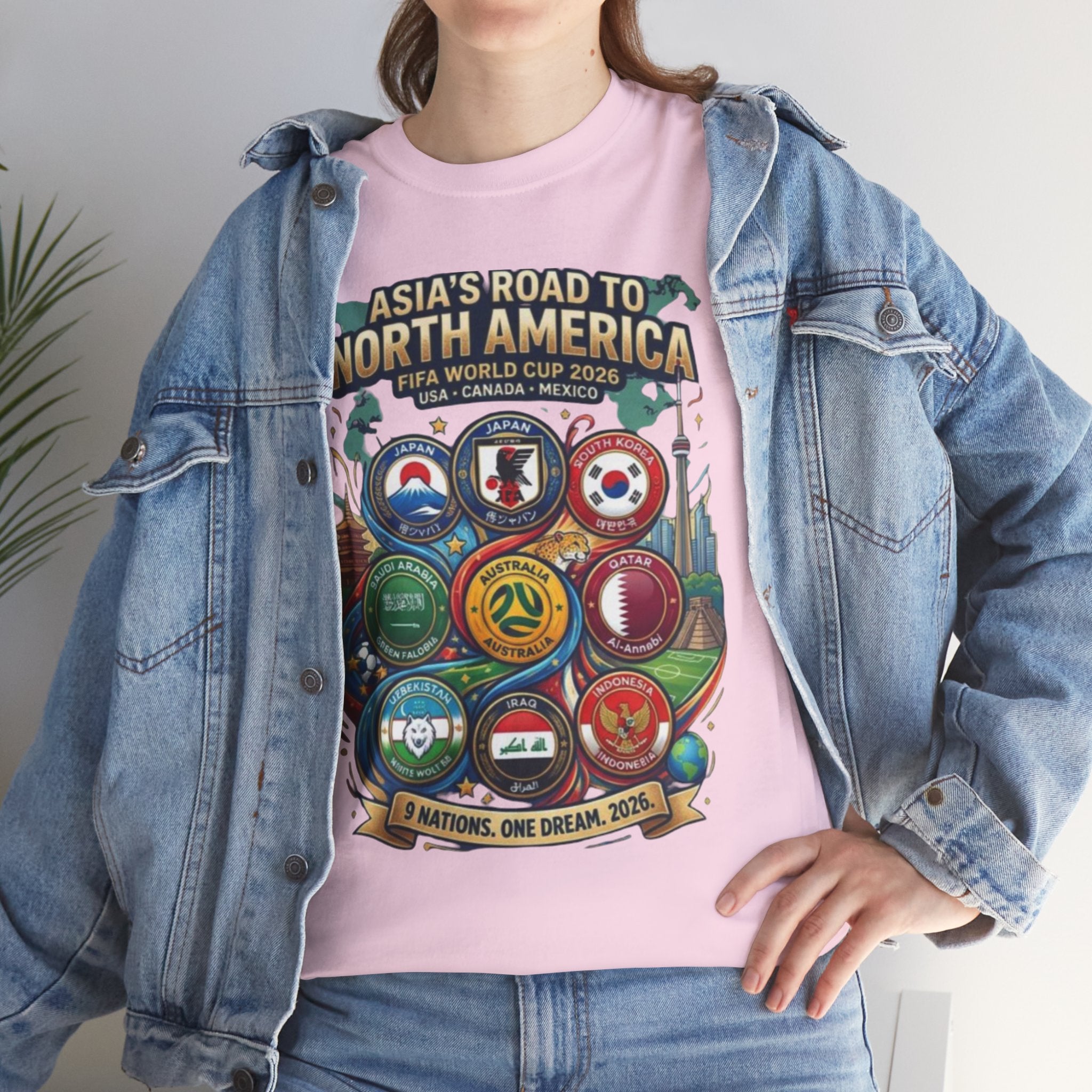AFC Asian Qualifiers 2026 Tee — Asia’s Road to North America World Cup Soccer T‑Shirt
