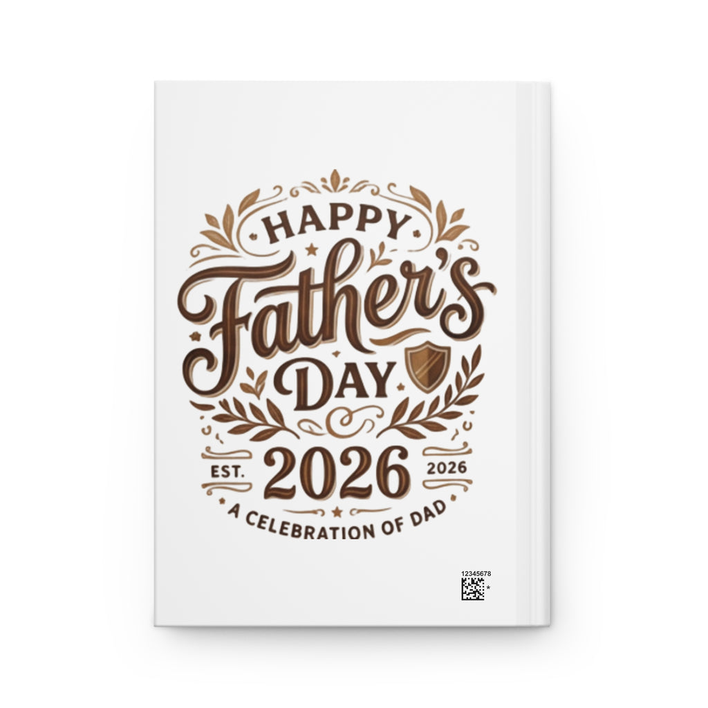 Father’s Day 2026 Hardcover Journal — "Happy Father’s Day" Keepsake Notebook