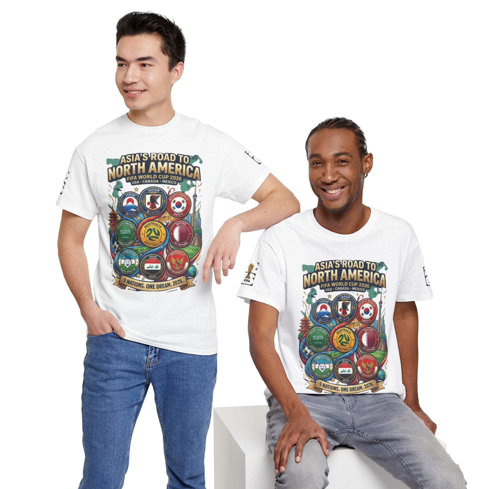 AFC Asian Qualifiers 2026 Tee — Asia’s Road to North America World Cup Soccer T‑Shirt